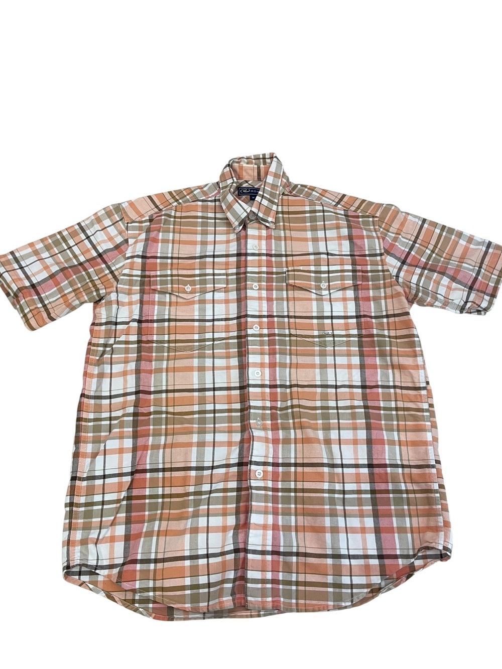 Roper‎ Short-Sleeve Plaid Button-Down men’s medium